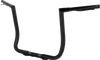 La Choppers La-7361-14BW Pre-Wired Twin Peaks Handlebar - 1-1/4" X 14" - Black