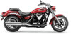 Cobra 4" Slip On Mufflers Chrome with Scalloped Tips 2215
