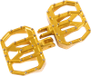 Thrashin Supply CO. TSC-2031-5-SF Mini Aggressor Floorboards - Gold - Front