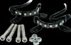 Ciro 41009 Fork Mounted Illuminator Lights for 00-17 Harley FLH FLTR Touring