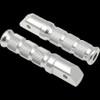EMGO 50-11261 FOOTPEGS SILVER HON-REAR