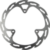 MOTO-MASTER 110244-PU Brake Rotor - Front - Flame