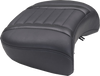 Mustang 88420 Deluxe Passenger Seat - Wide - Black Stitch - FLT/FLH 23-25