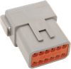 NAMZ DR-12G RECEPTACLE DEUTSCH GREY12