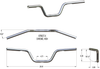 Khrome Werks 300900 Street-X Handlebars - High Bend - Chrome