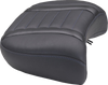 Mustang 88420SB Deluxe Passenger Seat - Wide - Sky Blue Stitch - FLT/FLH 23-25
