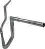 Fat Baggers Inc. 719012 1-1/4" Ez Install Flat Top Handlebar Kit - 12" - Chrome