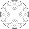 MOTO-MASTER 110382-PU Brake Rotor - Rear - Flame