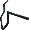 Fat Baggers Inc. 705012-B 1-1/4" Ez Install Flat Top Handlebar - 12" - Black