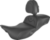 Saddlemen 808-07B-188BRHC Roadsofa Ext Reach Htd Seat - w/ Backrest - FL 08-24