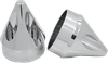 Avon Grips Chrome Spike Axle Nut Covers AXL-SPK-CH-TOUR