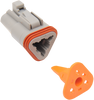 Namz DP-3G Deutsch Plug - 3 Pin - Gray