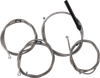 La Choppers LA-8059KT2-13 Complete Stainless Braided Handlebar Cable/Brake Line