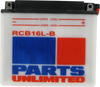 Parts Unlimited RCB16L-B Battery #YB16L-B