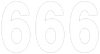 Factory Effex 02-4356 Pro Number 6 - White - 7"