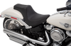 Drag Specialties 0802-1187 Predator III Seat - Black - Smooth - FXBR/S 18-22