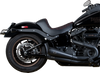 Drag Specialties 0802-1515 Solo Seat - Dbl Diamond - Red Stitching - FL/FX 18-23