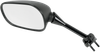 Emgo 20-43032 Mirror - Side View - Rectangle - Black - Left