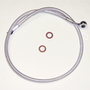 Magnum Shielding AS37127 Brake Line - 10 mm-35° - 27" - Sterling Chromite II
