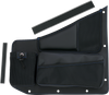 Show Chrome H44-7BLU Kaliber Side Organizer - Black w/ Blue Stitching