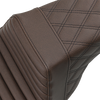 Saddlemen 897-06-176BR Step-Up Seat - Front Tuck-n-Roll/Rear Lattice Stch