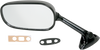 Emgo 20-69782 Mirror - Side View - Rectangle - Black - Left