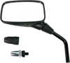 Emgo 20-43022 Mirror - Side View - Rectangle - Black - Left