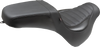 Mustang 76005 Squareback Seat - Black - Tuck-n-Roll - Fat Bob 18-23