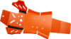 Axp Racing AX1484 Xtrem Skid Plate - Orange - for KTM - Sx 250 | Xc 250/300
