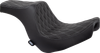 Drag Specialties 0802-1493 Predator III Seat - Dbl Diamond - FL/FX 18-22