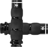 Khrome Werks 500130 Turbine Grips - Air Cushion - TBW - Black