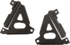Works Connection 18-B301 Radiator Brace Set - Black - for Kawasaki