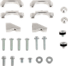 Works Connection 18-B301 Radiator Brace Set - Black - for Kawasaki