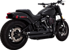 Vance & Hines 47339 Big Shots Staggered Exhaust System - Black