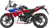 Stompgrip 55-14-0100B Tank Grips - Icon - Black - for Honda - Cbr 15-22