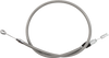 Drag Specialties 0652-2838 Quick Connect Clutch Cable - Upper - Stainless Steel