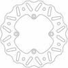 MOTO-MASTER 110366-PU Brake Rotor - Rear - Nitro