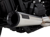 Vance & Hines 27323 2-into-1 Upsweep Exhaust System - Brushed - Stainless Steel