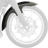 Klock Werks KWF-01-0308 Henry Front Fender - Black - 16"-19" - HD Touring/Trike