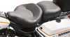Mustang 79436 Textured Police Air Ride Rear Seat for Harley Davidson FLHP 97-07