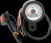 DRAG SPECIALTIES 2210-0260 SPEEDO BLK 1.8" PROG WHT
