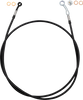 FAT Baggers INC. 110063-B Ez Install Brake Line - 63" - Black Braid
