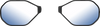 RAM Mounts RAP-465RL Tough-Mirror - Side View - Oval - Black - Left/Right