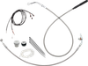 Fat Baggers Inc. 119918-C Ez Install Kit - Braided Stainless Steel/Chrome