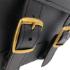 Willie & Max Luggage 59588-08 Brass Monkey Saddlebags - Slant - Brass - Small