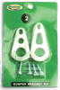 MOTORSPORT PRODUCTS 80-9201 BRACKET KIT BUMPER GREEN