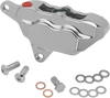 Hawg Halters LHSCC500 4-Piston Caliper - Front - Chrome
