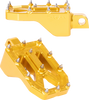 Thrashin Supply CO. TSC-2022-5-D Aggressor Foot Pegs - Rear - Gold - HD 72-25