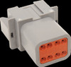 NAMZ DR-8G RECEPTACLE DEUTSCH GREY 8