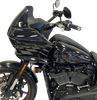 Fat Baggers Inc. 903008-B 1-1/4" Ez Install Round Top Handlebar - 8" - Black